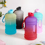 AquaBurst Water Bottle With Motivational Markers Ombre Purple Red 2400ml