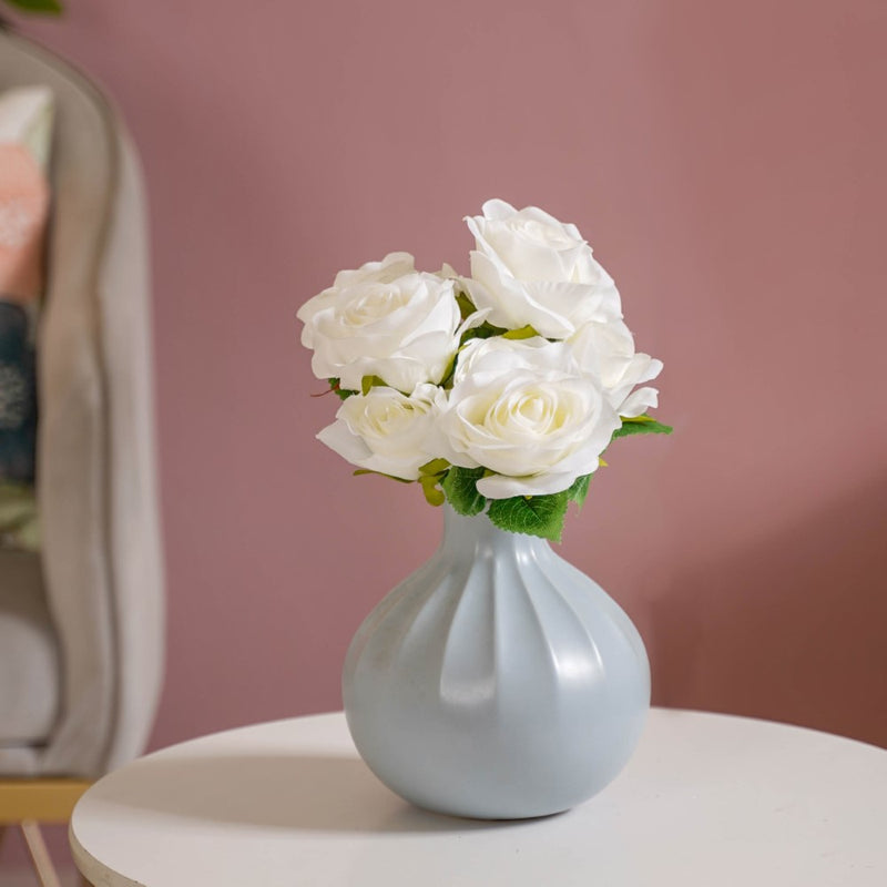 Silk Rose Flower - Artificial flower | Flower for vase | Home decor item | Room decoration item