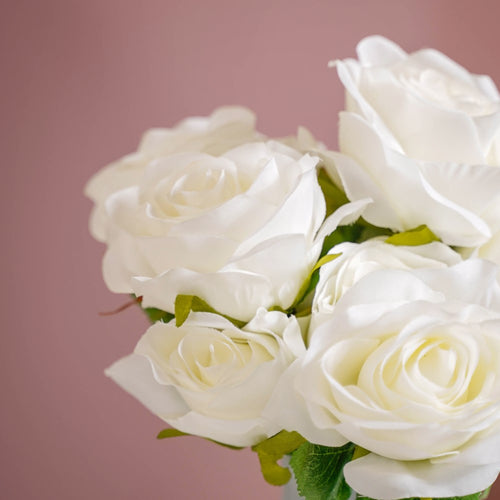 Silk Rose Flower - Artificial flower | Flower for vase | Home decor item | Room decoration item
