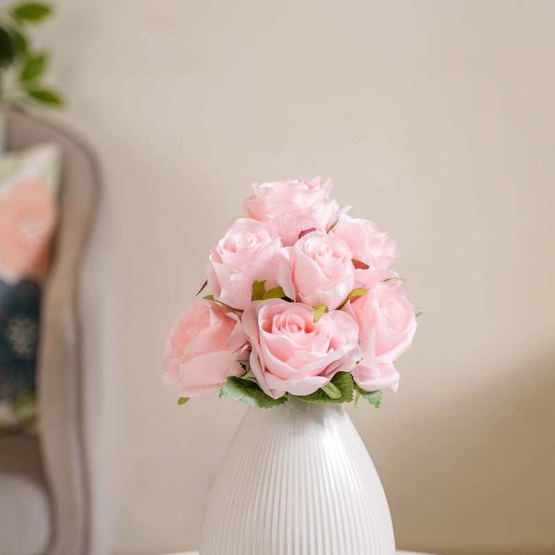Silk Rose Flower - Artificial flower | Flower for vase | Home decor item | Room decoration item