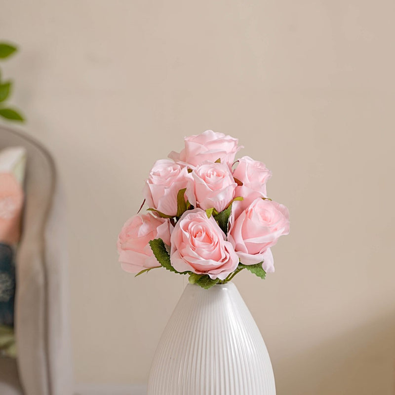 Silk Rose Flower - Artificial flower | Flower for vase | Home decor item | Room decoration item