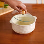 Ceramic Serving Bowl With Glass Lid 950ml