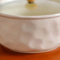 Ceramic Serving Bowl With Glass Lid 950ml