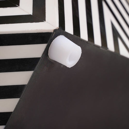 Hexagonal Coffee Table Black & White