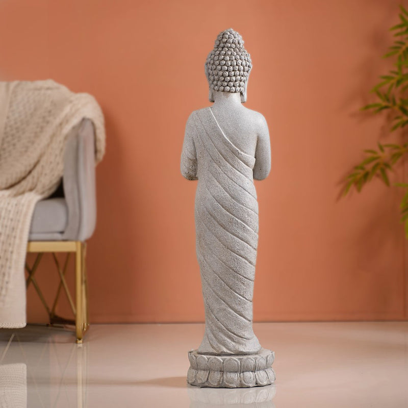 Buddha Statue- Standing Buddha Statue, Meditation Decor, Spiritual Figurine, Zen Home Decor, Buddha Sculpture