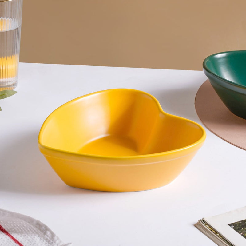 Hearty Ceramic Bakeware Yellow 7.8 Inch