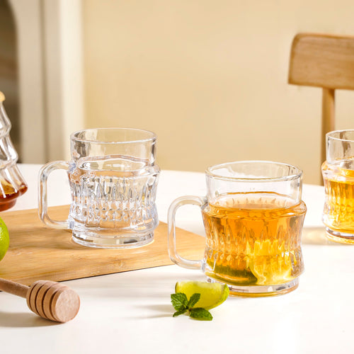 Transparent Tea Cup Set Of 6 165ml