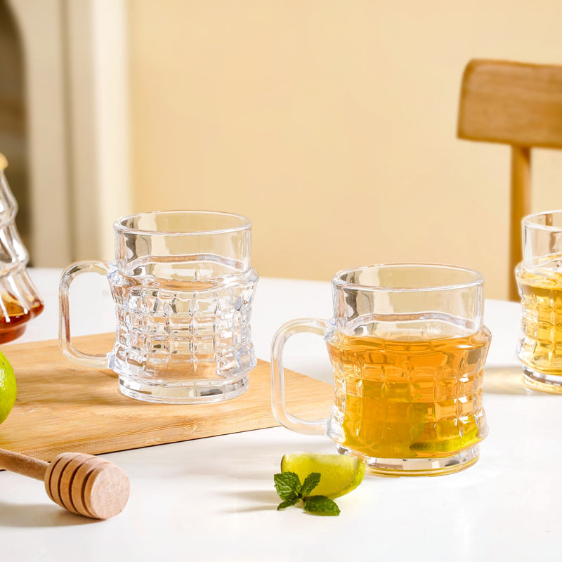 Textured Tea Cup Set Of 6 165ml