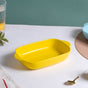 Microwave Oven Baking Dish Yellow 8.5 Inch