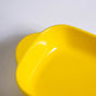 Microwave Oven Baking Dish Yellow 8.5 Inch