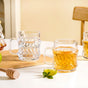 Embossed Tea Cup Set Of 6 165ml