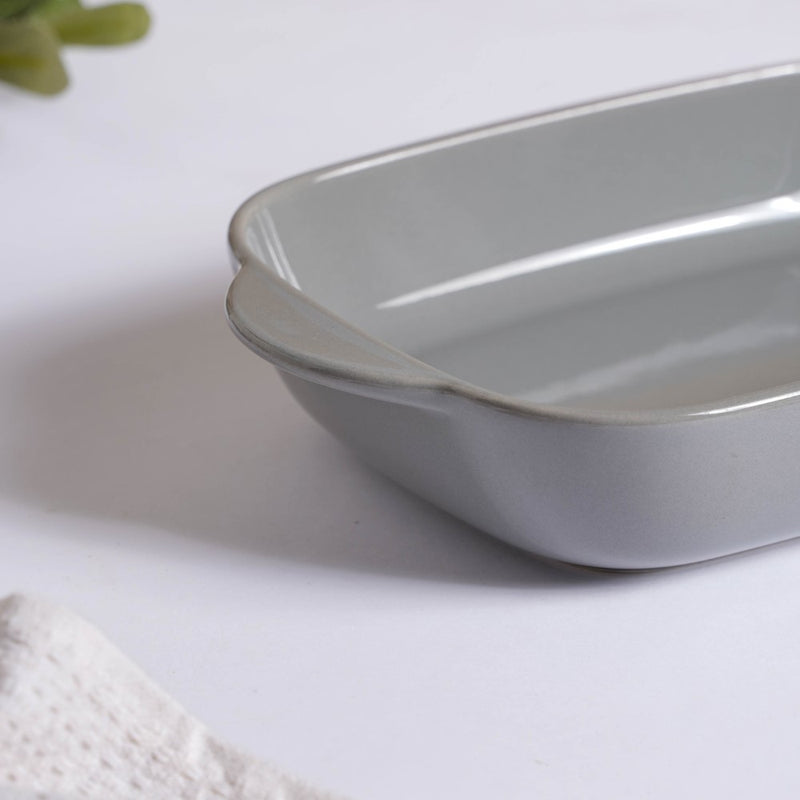 Microwave Oven Baking Dish Grey 8.5 Inch - Baking Dish