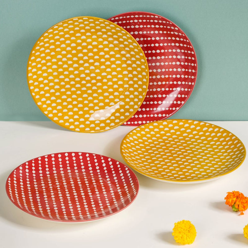 Snack Plates Rakhi Gift Hamper Set Of 5