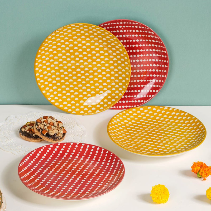 Snack Plates Rakhi Gift Hamper Set Of 5
