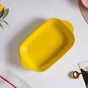 Microwave Oven Baking Dish Yellow 8.5 Inch