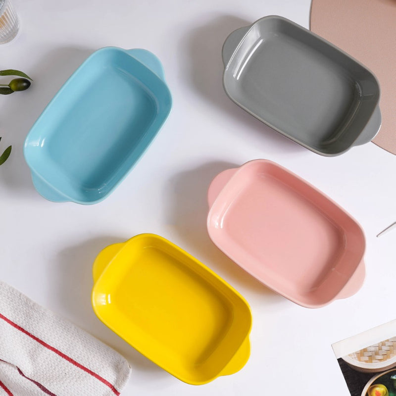 Microwave Oven Baking Dish Pink 8.5 Inch - Baking Dish