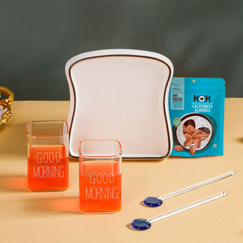 Breakfast Plate Rakhi Hamper Set Of 6