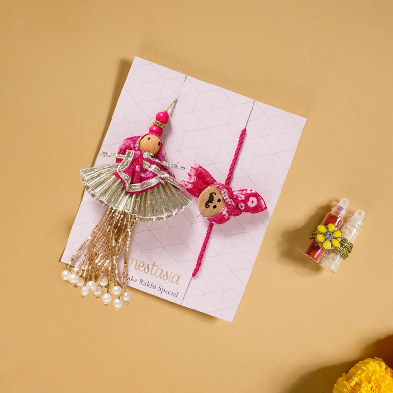 Breakfast Plate Rakhi Hamper Set Of 6
