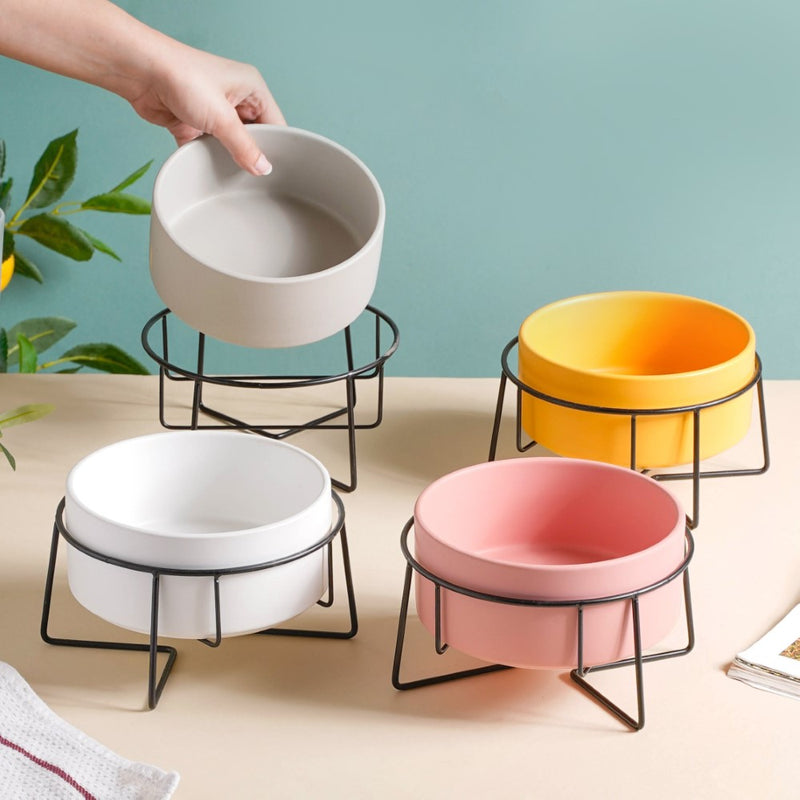 Fruit Bowl With Stand - Bowl, ceramic bowl, serving bowls, noodle bowl, salad bowls, bowl for snacks, snack bowl sets | Bowls for dining table & home decor