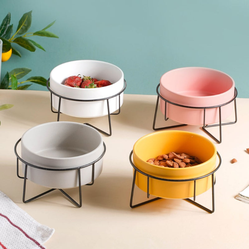 Fruit Bowl With Stand - Bowl, ceramic bowl, serving bowls, noodle bowl, salad bowls, bowl for snacks, snack bowl sets | Bowls for dining table & home decor