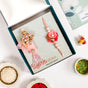 Pink Floral Rakhi And Lumba Gift Set