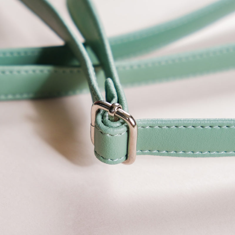 Crossback Kitchen Apron With Pockets Mint Green