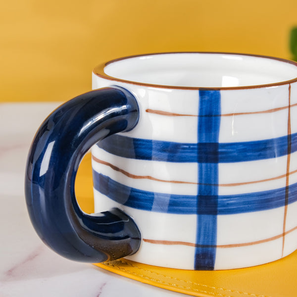 Artsy Ceramic Coffee Mug Set of 4 330ml- Mug for coffee, tea mug, cappuccino mug | Cups and Mugs for Coffee Table & Home Decor