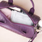 Sporty Gym Duffel Bag Purple Small 14x11 Inch