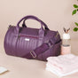 Sporty Gym Duffel Bag Purple Small 14x11 Inch