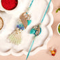 Aqua Bloom His Her Rakhi Lumba Gift Set