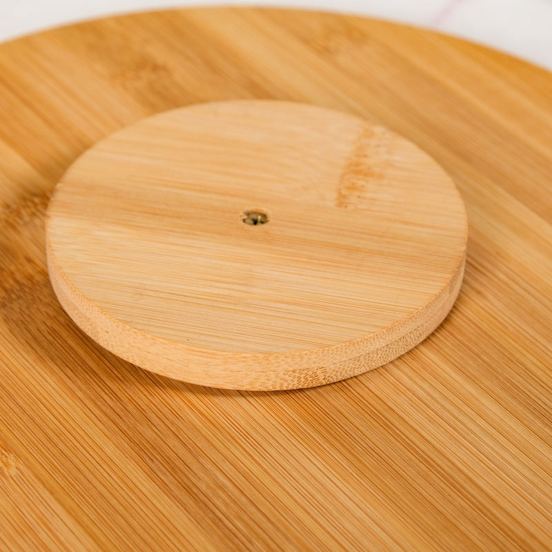 Carnival Stripe Lazy Suzan With Ceramic Bowls Set Of 6