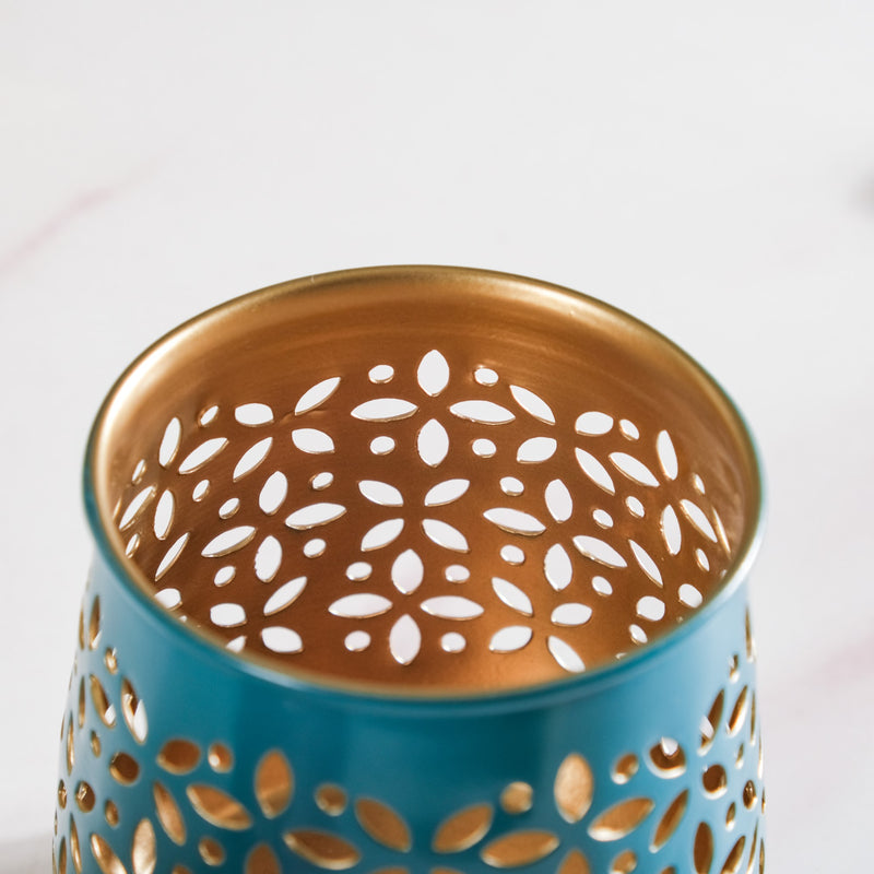 Festive Tealight Candle Holder Set Of 3 - Festive Candle Holder, Tealight Holder Set, Decorative Candle Holder, Festive Home Decor