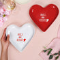 Hugs And Kisses Ceramic Snack Plate Set Of 2