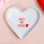 Hugs And Kisses Ceramic Snack Plate Set Of 2