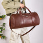 Wanderlust Duffel Bag Brown Large 17x13 Inch