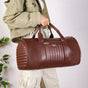 Wanderlust Duffel Bag Brown Large 17x13 Inch