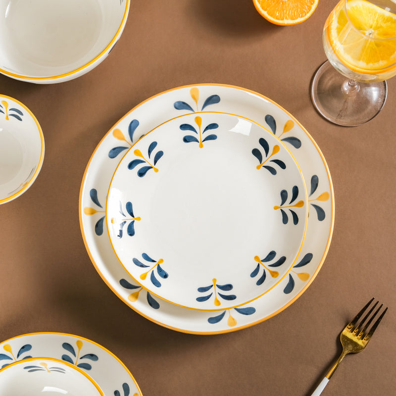 Hana 21 Piece Ceramic Dinner Set For 6