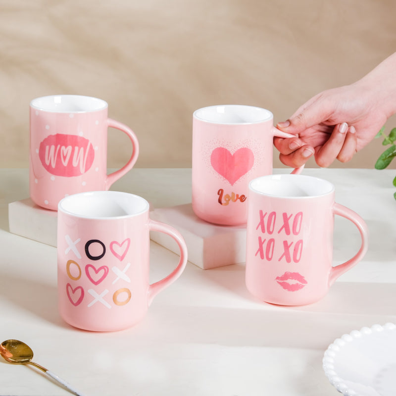 Pink Cups- Mug for coffee, tea mug, cappuccino mug | Cups and Mugs for Coffee Table & Home Decor