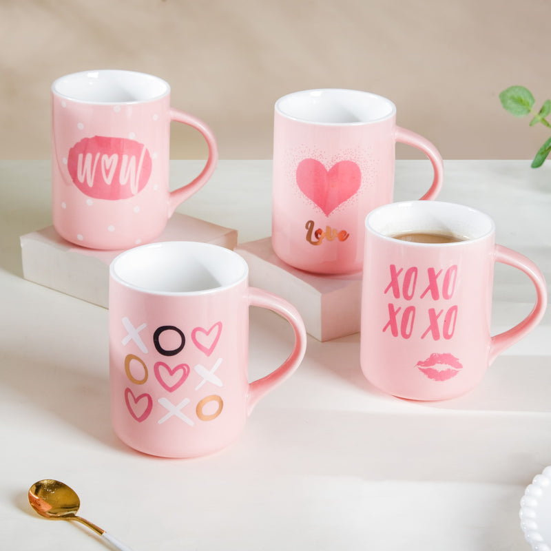 Pink Cups- Mug for coffee, tea mug, cappuccino mug | Cups and Mugs for Coffee Table & Home Decor