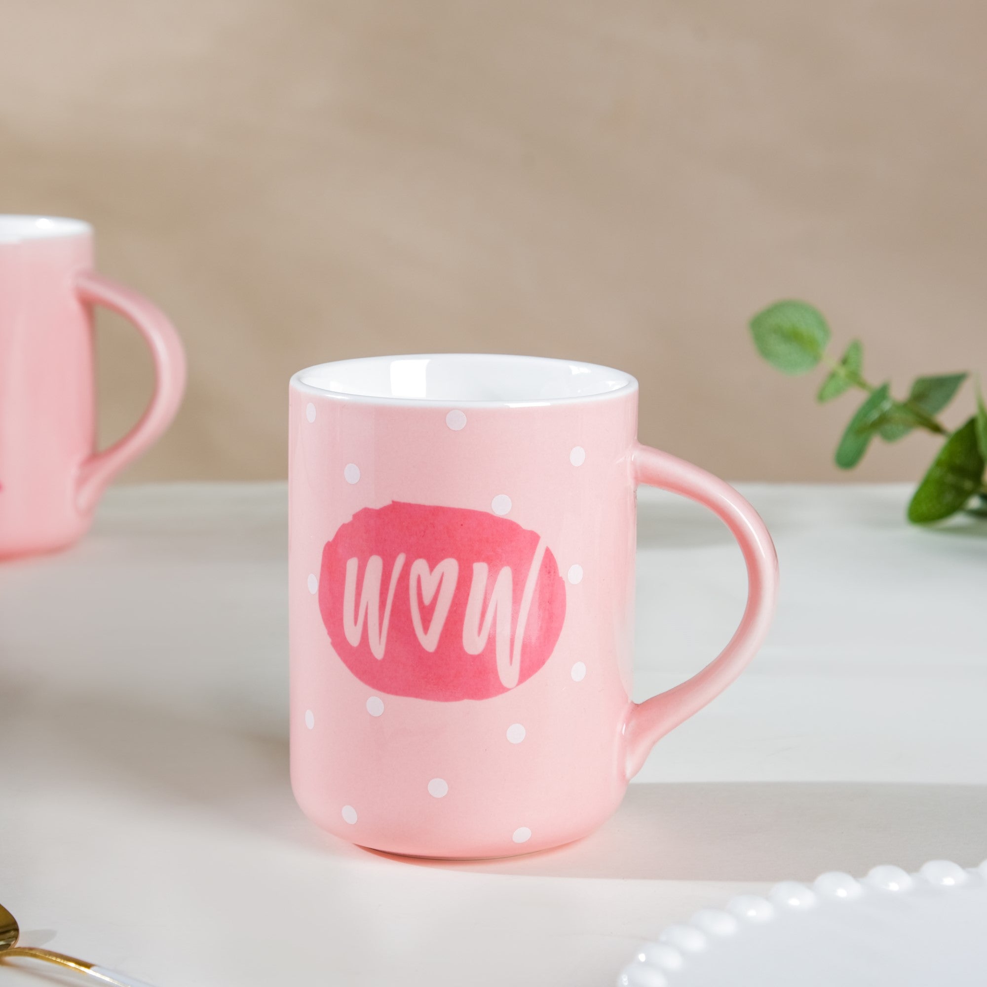 Pink Cups- Mug for coffee, tea mug, cappuccino mug | Cups and Mugs for Coffee Table & Home Decor
