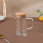 Glass Mug with Lid - Big