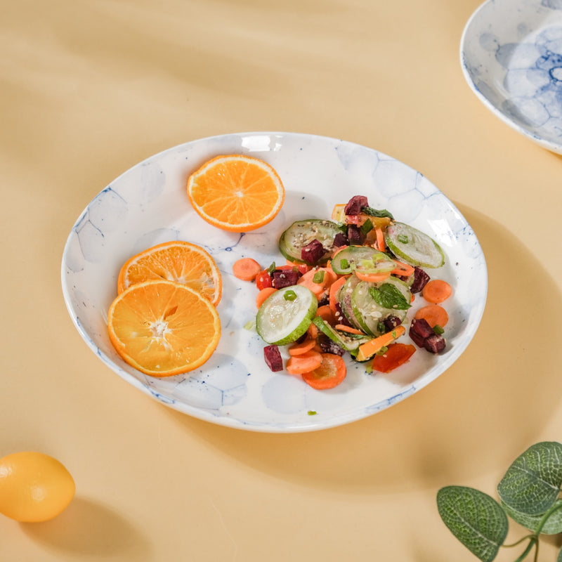 Amusant Dinner Plate - Serving plate, rice plate, ceramic dinner plates| Plates for dining table & home decor