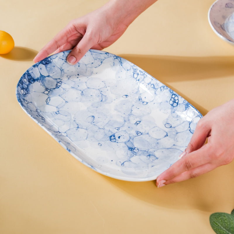 Amusant Long Plate - Ceramic platter, serving platter, fruit platter | Plates for dining table & home decor