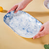 Amusant Long Plate - Ceramic platter, serving platter, fruit platter | Plates for dining table & home decor