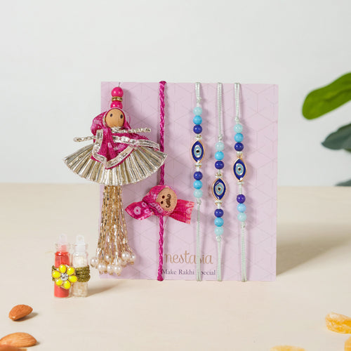 Sweet Surprises Rakhi Gift Hamper Set Of 8