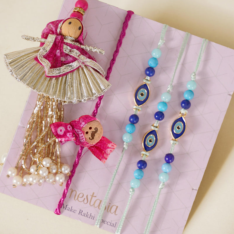 Sweet Surprises Rakhi Gift Hamper Set Of 8