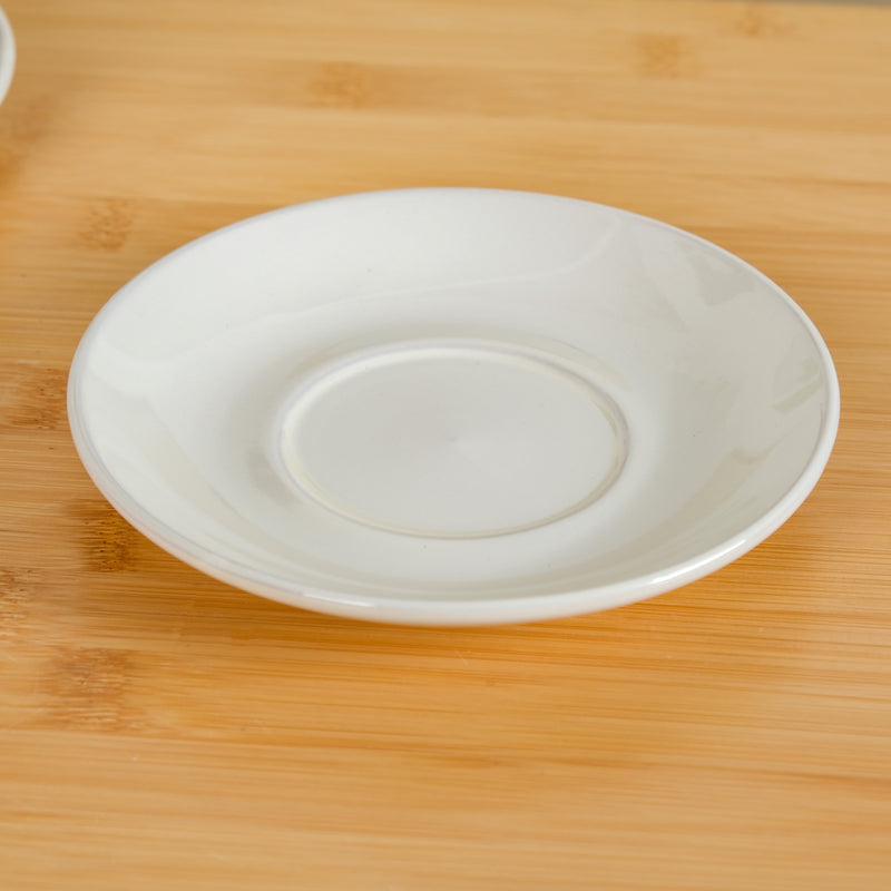 Hearty Ceramic Tea Cup And Saucer Set Of 2 White 200ml