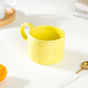 Yellow Speckled Cup- Mug for coffee, tea mug, cappuccino mug | Cups and Mugs for Coffee Table & Home Decor