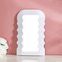 Wavy Wall Mirror White