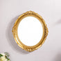 Vintage Oval Wall Mirror Gold